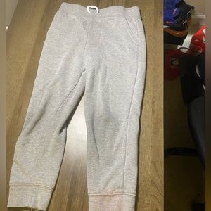Plain Grey DrawString Joggers